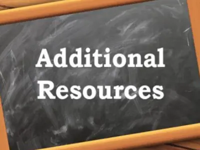 a chalkboard with Addition Resources written on it
