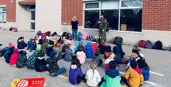 A picture of the Remembrance Day assembly