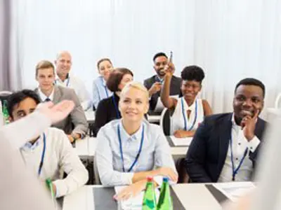 Students in a classroom