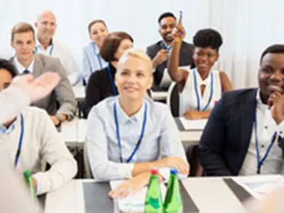 Students in a classroom